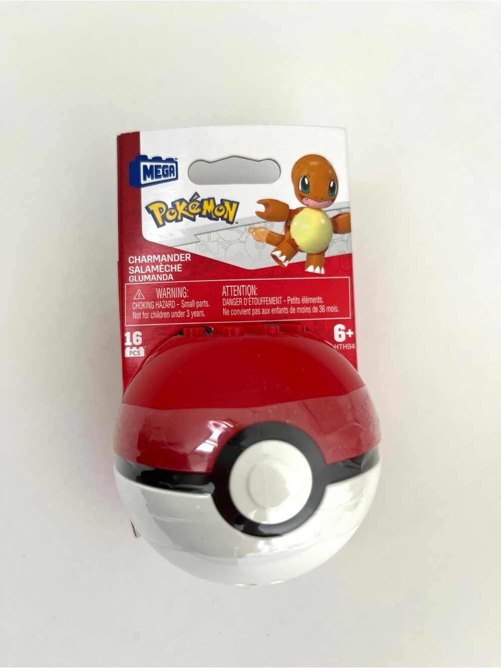Brand New Mega Pokémon Ball Charmander Building Set - HTH94